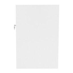 MonsterShop White Black Shop Counter Led Light C 1500mm Lockable Sliding Doors 2 Keys Retail Storage Unit Display Showcase Cabinet - thumbnail 3