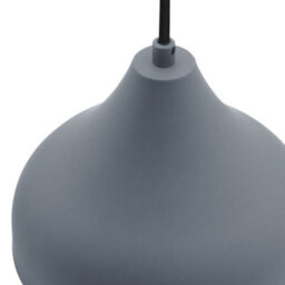 Long Life Lamps Company Modern Ceiling Pendant Light Dome Grey Mini Lamp Shade K410 - thumbnail 6