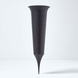 Homescapes Black Grave Flower Vase With Spike - In Loving Memory Memorial Vase 31Cm - thumbnail 5