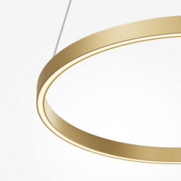 Luminosa Lighting Luminosa Rim Led Pendant Ceiling Light Brass 3000-4000K Dimmable - thumbnail 2