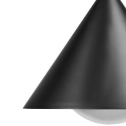 Beliani Black Iron Cone Pendant Lamp, Adjustable Height, Acrylic Diffuser - thumbnail 6
