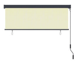 Walplus Cream Outdoor Roller Blind 160X250 Cm - Exterior Shade For Balcony, Garden, Patio - thumbnail 4