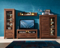 Impact Furniture Small Tv Unit With Drawers Media Cabinet Storage Led Light Oak Effect Modern Farmhouse Gent - thumbnail 7