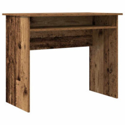 Berkfield Desk Old Wood 90X50X74 Cm Engineered Wood - thumbnail 2