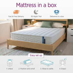 Summerby Sleep No. 1 Coil Spring And Memory Foam Hybrid Mattress, Double 135 X 190Cm - thumbnail 8