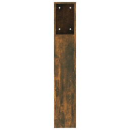 Walplus Headboard Cabinet Smoked Oak 200X18.5X104.5 Cm - thumbnail 4