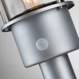 Luminosa Lighting Elstead Klampenborg Outdoor Pedestal Light Silver, Ip44 - thumbnail 3