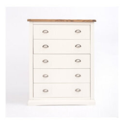 Cabinet Bits Cosenza 5 Drawer Chest Of Drawers Chrome Cup Handle