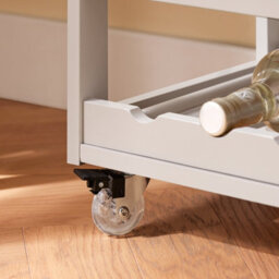 Sobuy Fkw45-Ka, Sobuy Kitchen Trolley Storage Trolley Kitchen Storage Cabinet With Rubber Wood Worktop,w67Xd37.5Xh86.5 - thumbnail 8