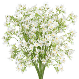 8 Pack Artificial Flowers Decorative Silk Bouquets Long Stem Artificial Flower Outdoor Uv Resistant Fake Plant - thumbnail 1
