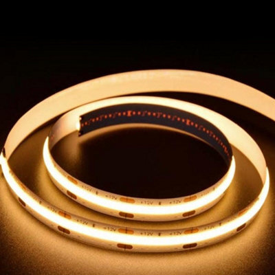 Ener-J 5 Meters, 12V Cob Led Strip Lights 3000K (Power Supply Not Included) - image 1