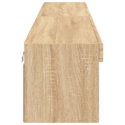 Walplus Tv Cabinets With Led Lights 2 Pcs Sonoma Oak 100X30X30 Cm - thumbnail 9