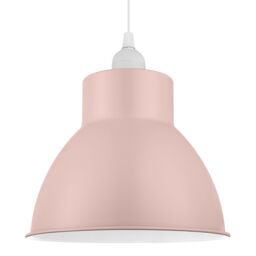 GoodHome Fulgo Pink Round Lamp Shade (D)20.8Cm - thumbnail 4