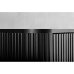 Heze Furniture Elegance Glamour Style Tall Bathroom Cabinet In Black - thumbnail 6
