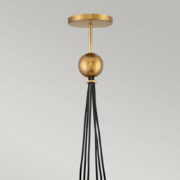 Luminosa Lighting Elstead Lisa Mcdennon By Hinkley Skye 6 Light Pendant Heritage Brass - thumbnail 4
