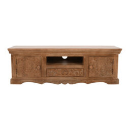 Nebulla Mango Wood Tv Cabinet With 2 Doors, 1 Drawers - thumbnail 1