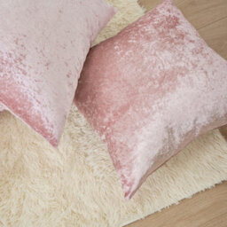 Ohs Luxury Crushed Velvet Set Of 2 Cushion Covers Plain - thumbnail 4