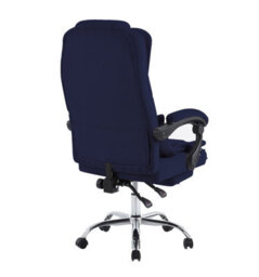 Hygrad Built to Survive Swivel Velvet Office Chair Ergonomic Leisure Chair Height Adjustable Desk Chair - Blue - thumbnail 5