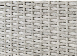 Home Detail Rattan Garden Daybed Lounge Set With Canopy & Coffee Table, Grey - thumbnail 8