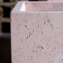 Jōbū Jobu Home - 85Cm Extra Large Square Planter For Trees And Feature Plants - 459L Cubrosa - Blushstone (Pink Beige) - thumbnail 5