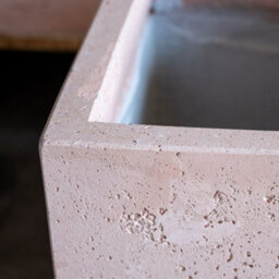 Jōbū Jobu Home - 85Cm Extra Large Square Planter For Trees And Feature Plants - 459L Cubrosa - Blushstone (Pink Beige) - thumbnail 6