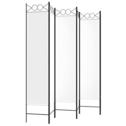 Walplus 6-Panel Room Divider White 240X200 Cm Fabric - thumbnail 5