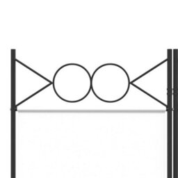 Walplus 6-Panel Room Divider White 240X200 Cm Fabric - thumbnail 7