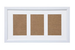 "Arpan Mdf Multi Aperture Photo Frame 3 Aperture 6X4 Or 4X6"" White" - thumbnail 1