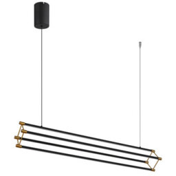 Luminosa Lighting Luminosa Kayson 104Cm Pendant Ceiling Light Matt Black Led 3000K - thumbnail 2