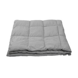 Living And Home Small Double Down Alternative Quilted Duvet Insert With Corner Tabs Cozy Warm And Soft Grey 200 X 200Cm Without Duvet Cover - thumbnail 2
