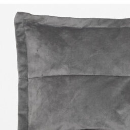 icon Dolce Velvet Xl Bean Bag Sofa & Lounger Set Grey Bean Bag Chair - thumbnail 5
