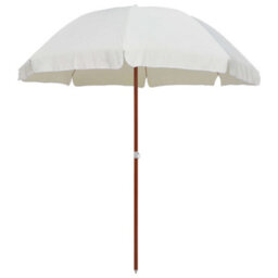 Walplus Garden Parasol With Steel Pole 240 Cm Sand - thumbnail 1