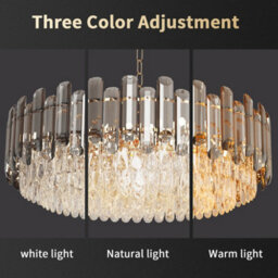 Vrygle Heavy Duty Crystal Ceiling Light 80Cm Round Large Chandelier Hotel Stair Light - thumbnail 4