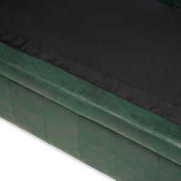 Beliani Sofa 3 Seater Chesterfield Faux Leather Green - thumbnail 9