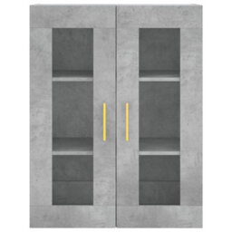 Berkfield Highboard Concrete Grey 69.5X34X180 Cm Engineered Wood - thumbnail 6