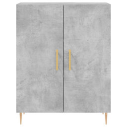 Berkfield Highboard Concrete Grey 69.5X34X180 Cm Engineered Wood - thumbnail 8