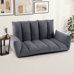 Upholstered Recliner Chair With 5-Position Adjustable Backrest & Metal Frame - thumbnail 3
