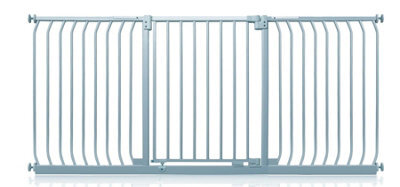 Safetots Elite Pressure Safety Gate, 197Cm - 206Cm, Matt Grey, Pressure Fit Stair Gate - image 1