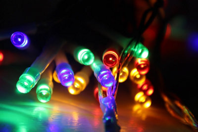 Best Artificial 40 Multi-Colour Led Indoor Battery String Lights With A Clear Cable 4M Length Party Fairy Christmas - image 1