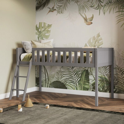 Flair Bea Shorty Wooden Midsleeper Cabin Bed (75X175Cm) - Grey - image 1
