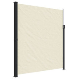 Walplus Retractable Side Awning Garden Sun Shade Canopy Gazebo For Back Door, Porch, Patio Cream 220X600 Cm - thumbnail 2