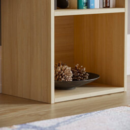 Lassic Vida Designs Oxford Oak 5 Tier Cube Bookcase Freestanding Shelving Unit (H)1320mm (W)320mm (D)240mm - thumbnail 4