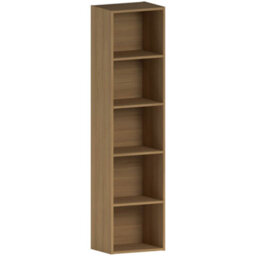 Lassic Vida Designs Oxford Oak 5 Tier Cube Bookcase Freestanding Shelving Unit (H)1320mm (W)320mm (D)240mm - thumbnail 7