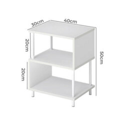 Levede Side Table 3 Tier Small Bedside Sofa End Table Storage Shelves Modern - thumbnail 4