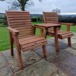 Churnet Valley Garden Furniture Ltd Churnet Valley Garden Furniture Valley Love Seat Square - thumbnail 6