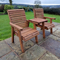 Churnet Valley Garden Furniture Ltd Churnet Valley Garden Furniture Valley Love Seat Square - thumbnail 4