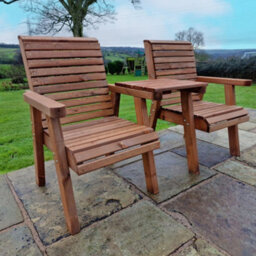 Churnet Valley Garden Furniture Ltd Churnet Valley Garden Furniture Valley Love Seat Square - thumbnail 1