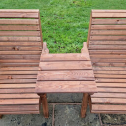 Churnet Valley Garden Furniture Ltd Churnet Valley Garden Furniture Valley Love Seat Square - thumbnail 3