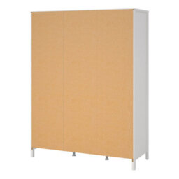 Furniture To Go Barcelona Wardrobe With 3 Doors In White - thumbnail 4