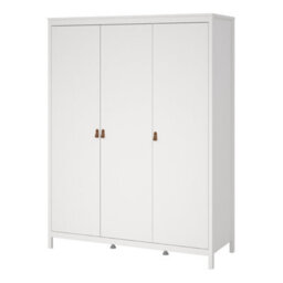 Furniture To Go Barcelona Wardrobe With 3 Doors In White - thumbnail 3
